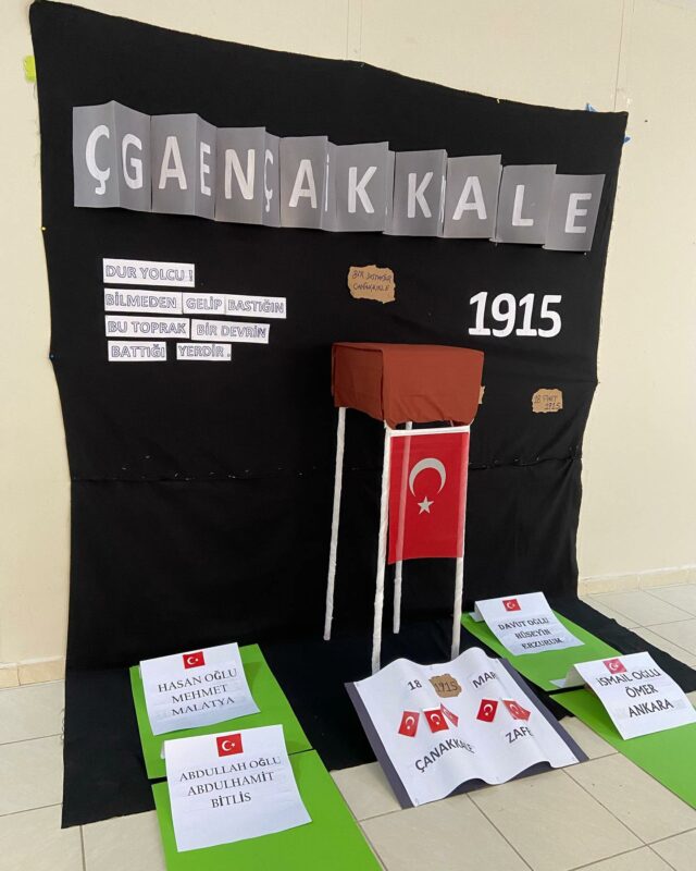 18 Mart Çanakkale Zaferi Pano Örnekleri 16