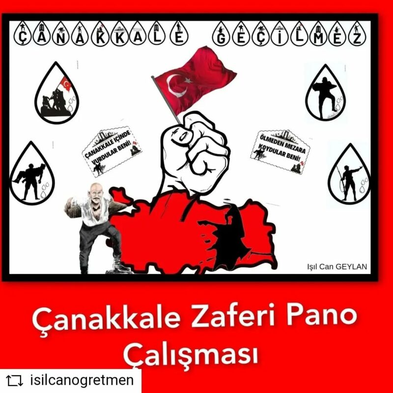 18 Mart Çanakkale Zaferi Pano Örnekleri 19
