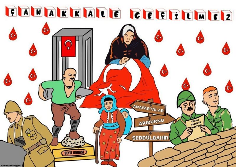 18 Mart Çanakkale Zaferi Pano Örnekleri 21
