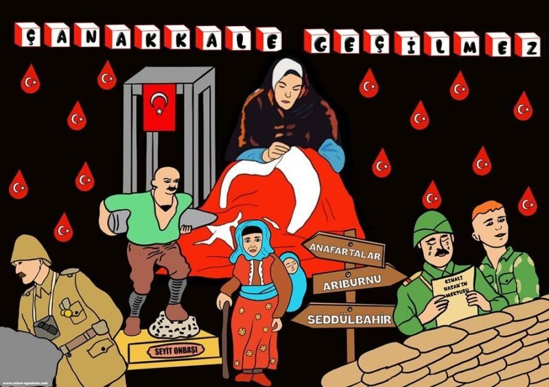 18 Mart Çanakkale Zaferi Pano Örnekleri 24