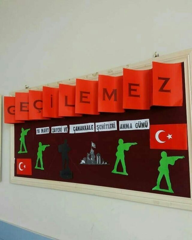 18 Mart Çanakkale Zaferi Pano Örnekleri 2
