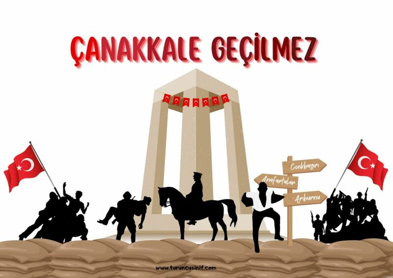 18 Mart Çanakkale Zaferi Pano Örnekleri 34