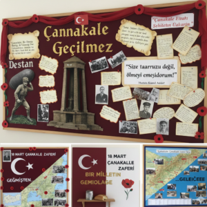18 Mart Çanakkale Zaferi Pano Örnekleri 3