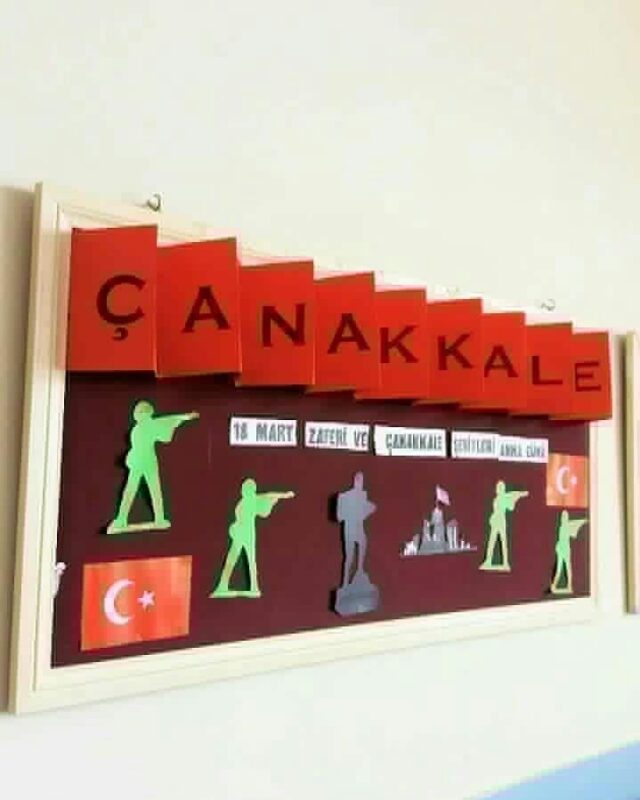 18 Mart Çanakkale Zaferi Pano Örnekleri 5