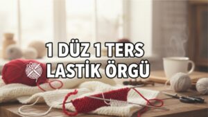 Bir Düz Bir Ters Örgü Nasıl Yapılır?
