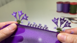 Sade Düz Yazmaya İğne Oyası