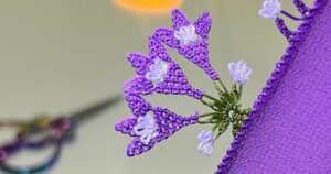 Sade Düz Yazmaya İğne Oyası