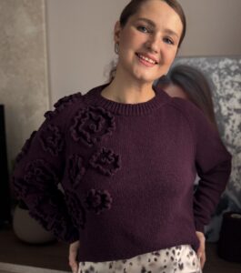 Örgü Üzerine Çiçek İşleme Nasıl Yapılır? 4