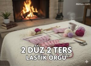 2 Ters 2 Düz Lastik Yapımı