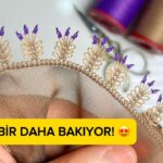 Kolay İğne Oyası Yapılışı 1