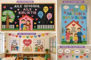 Aile Haftası Okul Öncesi Etkinlikleri 1