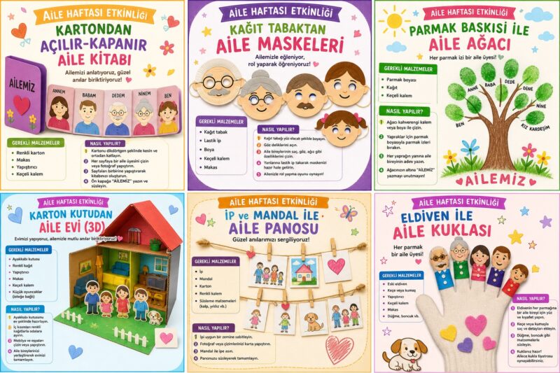 Aile Haftası Okul Öncesi Etkinlikleri 22