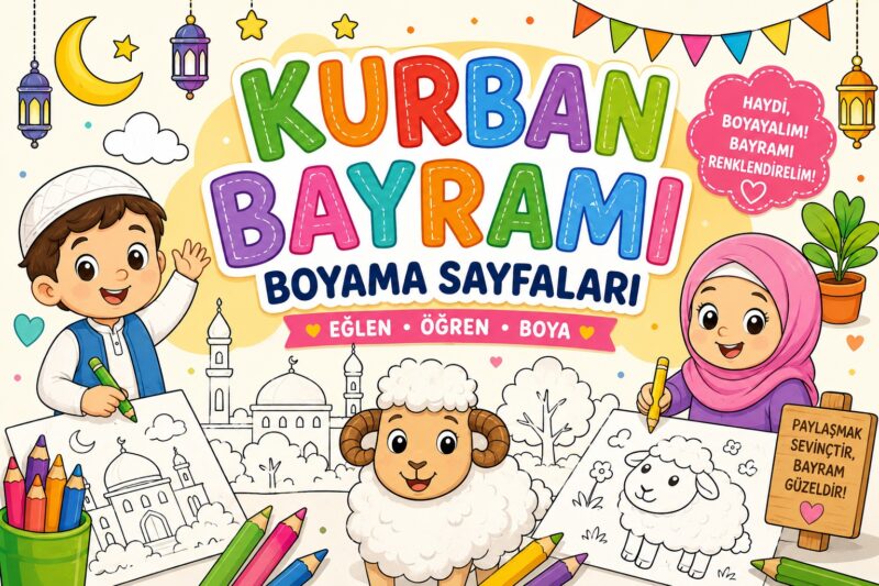 Kurban Bayramı Boyama Sayfaları 10