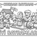 Kurban Bayramı Boyama Sayfaları 2