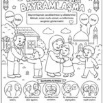 Kurban Bayramı Boyama Sayfaları 6