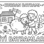 Kurban Bayramı Boyama Sayfaları 7
