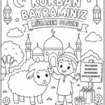 Kurban Bayramı Boyama Sayfaları 8