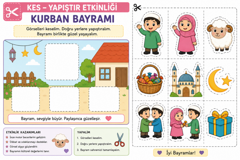 Kurban Bayramı Okul Öncesi Etkinlikleri 22