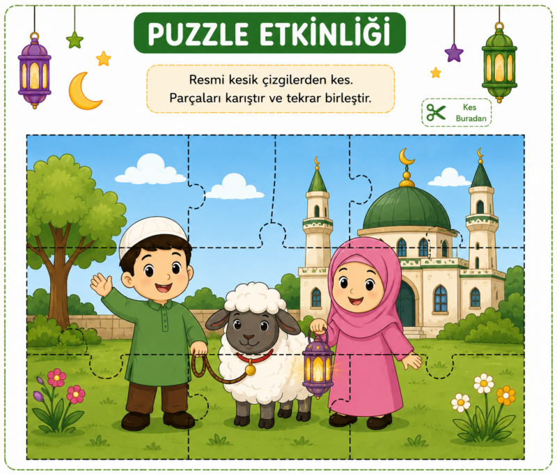 Kurban Bayramı Okul Öncesi Etkinlikleri 24
