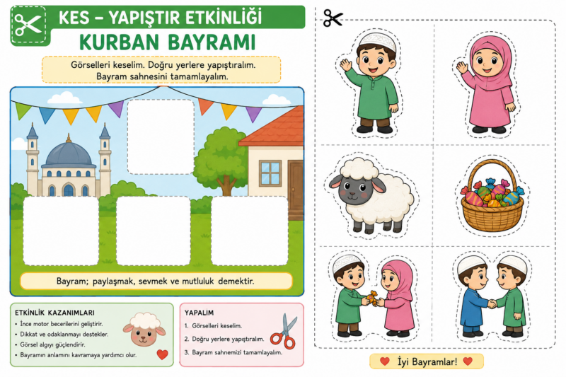 Kurban Bayramı Okul Öncesi Etkinlikleri 25