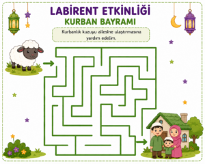 Okul Öncesi Kurban Bayramı Etkinlikleri: 55 Ücretsiz Eğlenceli Çalışma Sayfası - Kurban Bayramı Okul Öncesi Etkinlikleri 27