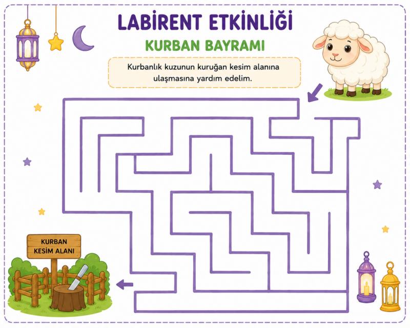 Kurban Bayramı Okul Öncesi Etkinlikleri 33