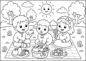 Kurban Bayramı Boyama Sayfaları - Kurban Bayramı Okul Öncesi Etkinlikleri 8