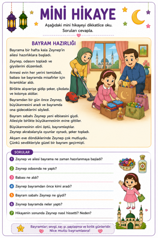Okul Öncesi Kurban Bayramı Etkinlikleri: 30 Ücretsiz Eğlenceli Çalışma Sayfası 10