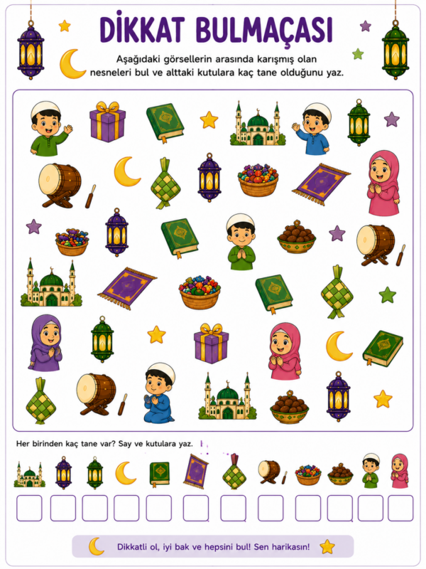 Okul Öncesi Kurban Bayramı Etkinlikleri: 30 Ücretsiz Eğlenceli Çalışma Sayfası 14