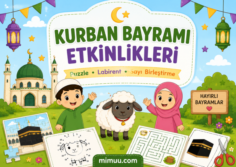 Okul Öncesi Kurban Bayramı Etkinlikleri: 30 Ücretsiz Eğlenceli Çalışma Sayfası 19