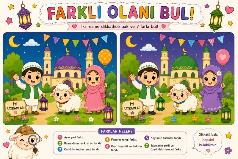 Okul Öncesi Kurban Bayramı Etkinlikleri: 30 Ücretsiz Eğlenceli Çalışma Sayfası 22
