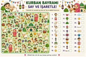 Okul Öncesi Kurban Bayramı Etkinlikleri: 30 Ücretsiz Eğlenceli Çalışma Sayfası 30