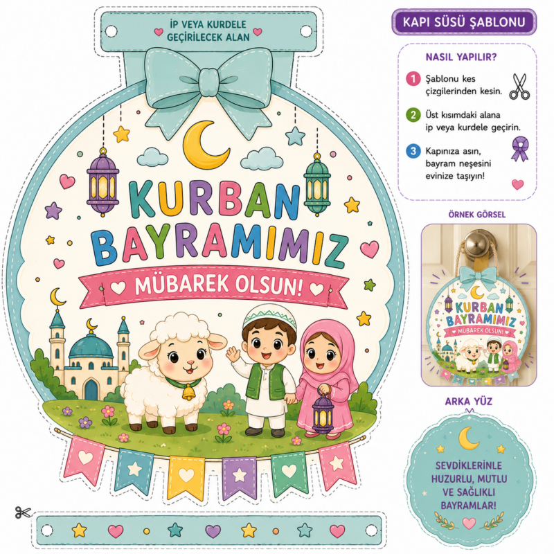 Okul Öncesi Kurban Bayramı Etkinlikleri: 30 Ücretsiz Eğlenceli Çalışma Sayfası 4