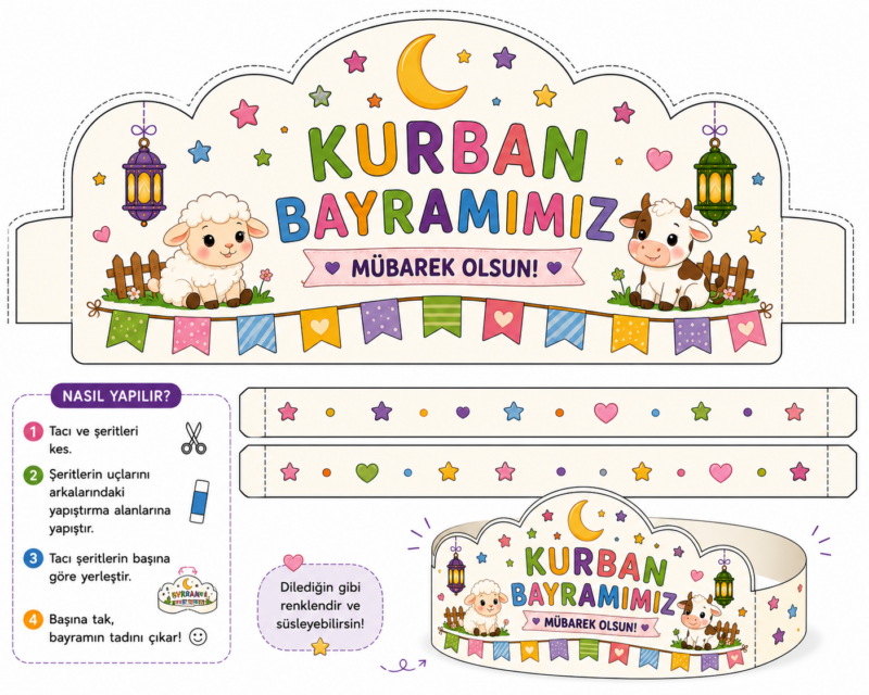 Okul Öncesi Kurban Bayramı Etkinlikleri: 30 Ücretsiz Eğlenceli Çalışma Sayfası 7