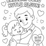 Babalar Günü Boyama Sayfaları 21