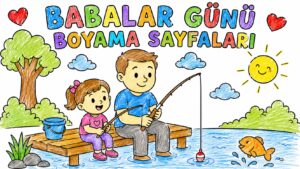 Babalar Günü Boyama Sayfaları 30