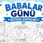 Babalar Günü Boyama Sayfaları 5