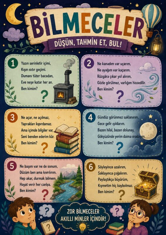 Çocuklar İçin Bilmeceler 9