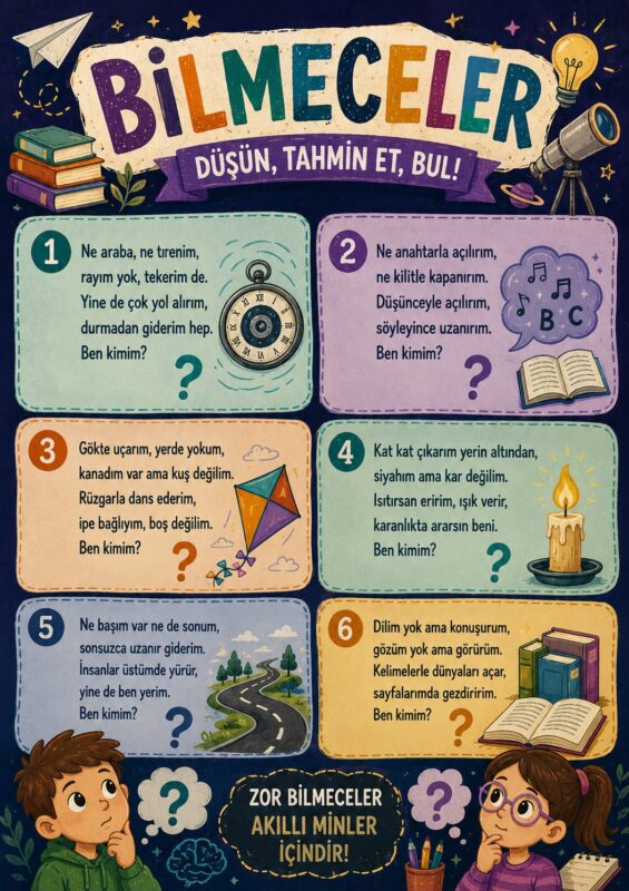 Çocuklar İçin Bilmeceler 11