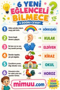 Çocuklar İçin Bilmeceler 2