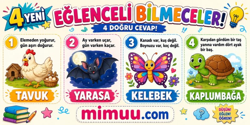 Çocuklar İçin Bilmeceler 3