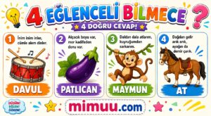 Çocuklar İçin Bilmeceler 4