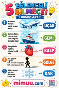 Çocuklar İçin Bilmeceler 5