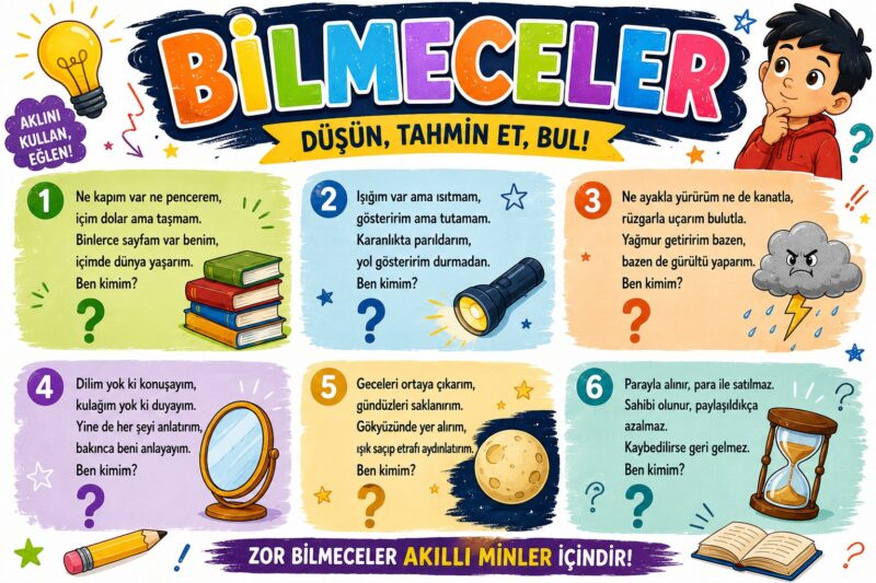 Çocuklar İçin Bilmeceler 7