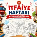 İtfaiye Haftası Boyama Sayfaları 28