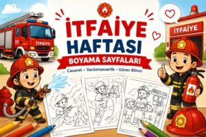 İtfaiye Haftası Boyama Sayfaları 28