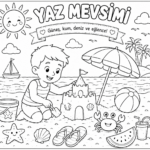 Yaz Mevsimi Boyama Sayfaları 18