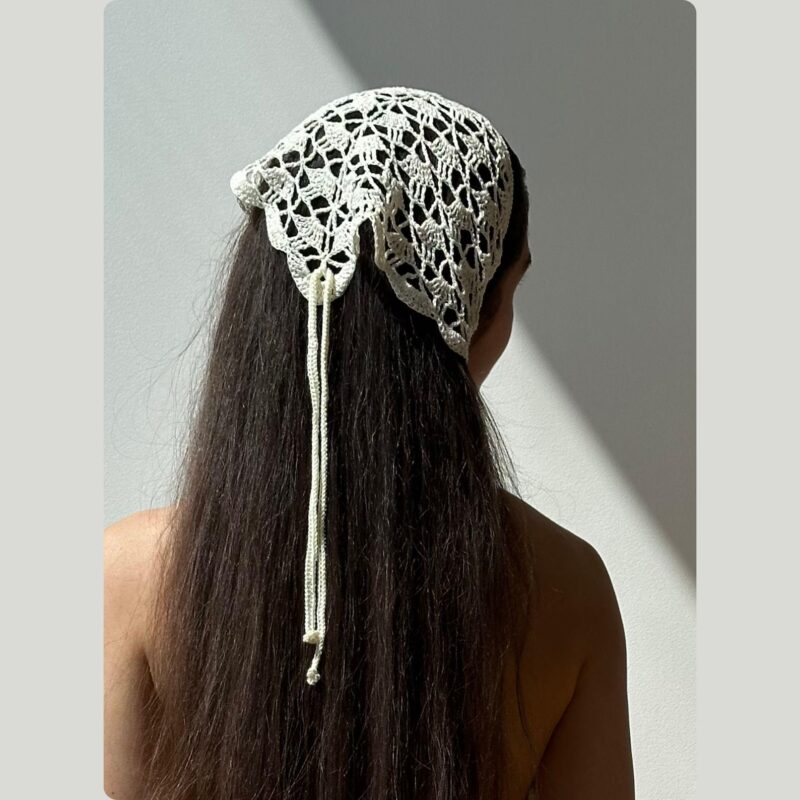 Yazlık Örgü Bandana Modelleri 14