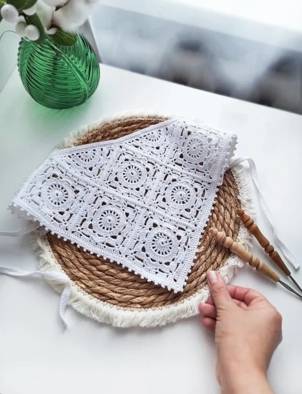 Yazlık Örgü Bandana Modelleri 15