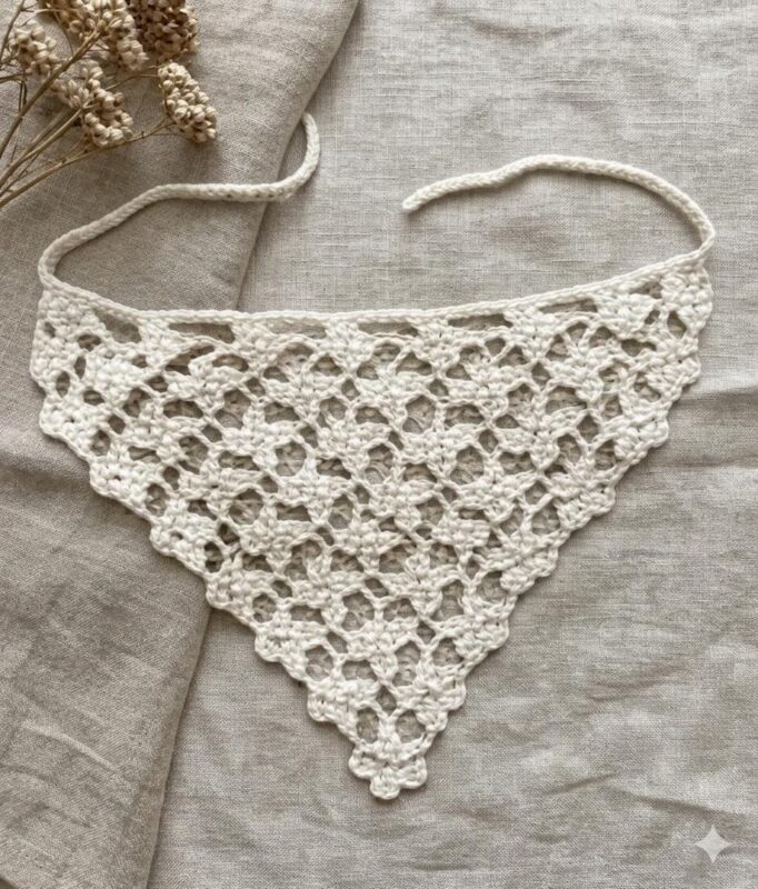 Yazlık Örgü Bandana Modelleri 29